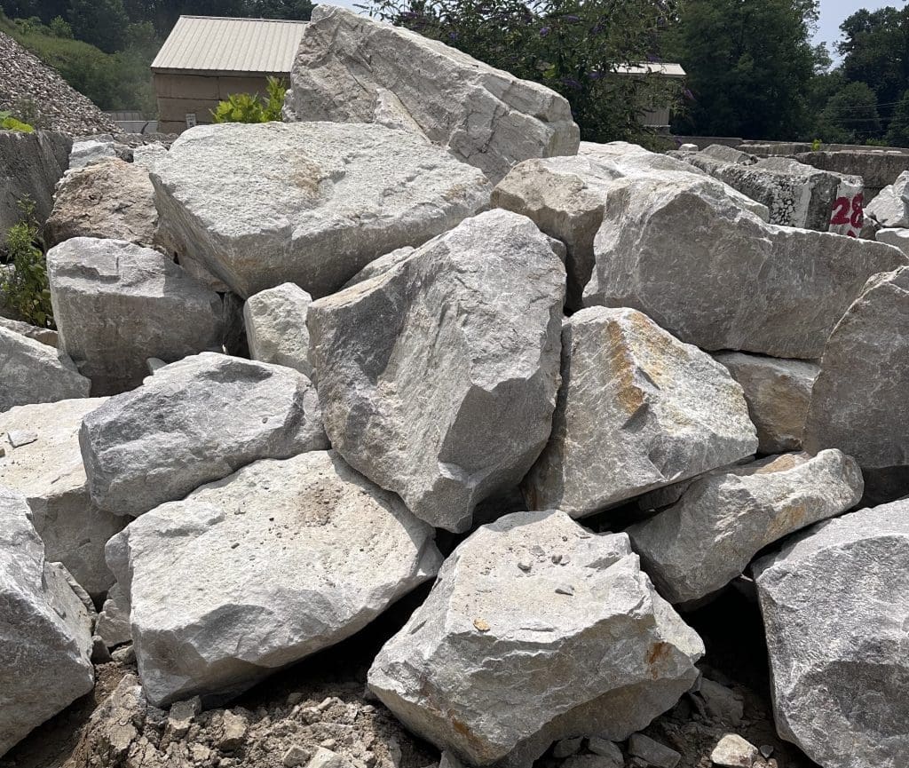 Valley Forge White Boulders
